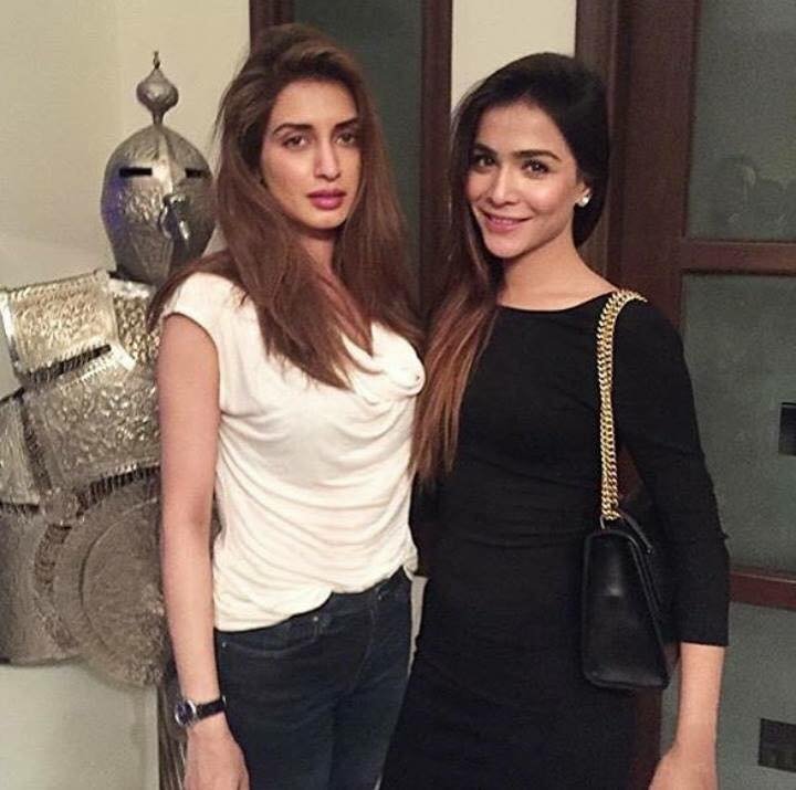 Iman Ali with Humaima Malik in 2016