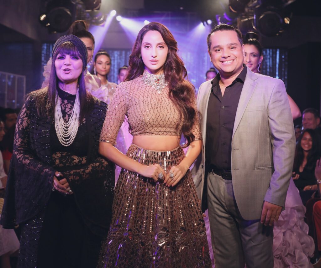 Nora features in a Fashion Show in Mumbai in January