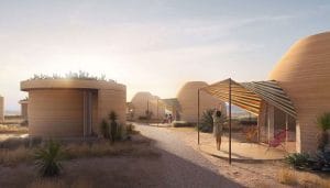3D-Printed Hotel in Texas Slated for 2026 Opening